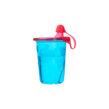 The First Years Take & Toss Spill Proof Sippy Cups - Reusable Toddler Cups - Rainbow - Kids Cups And Snap On Lids For Ages 9 Mon