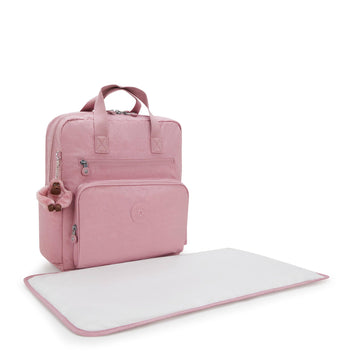 Kipling Audrie Diaper Backpack Flouncy Pink