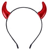 Bonnie Z. Leonardo Glossy Devil Horns Headband Red