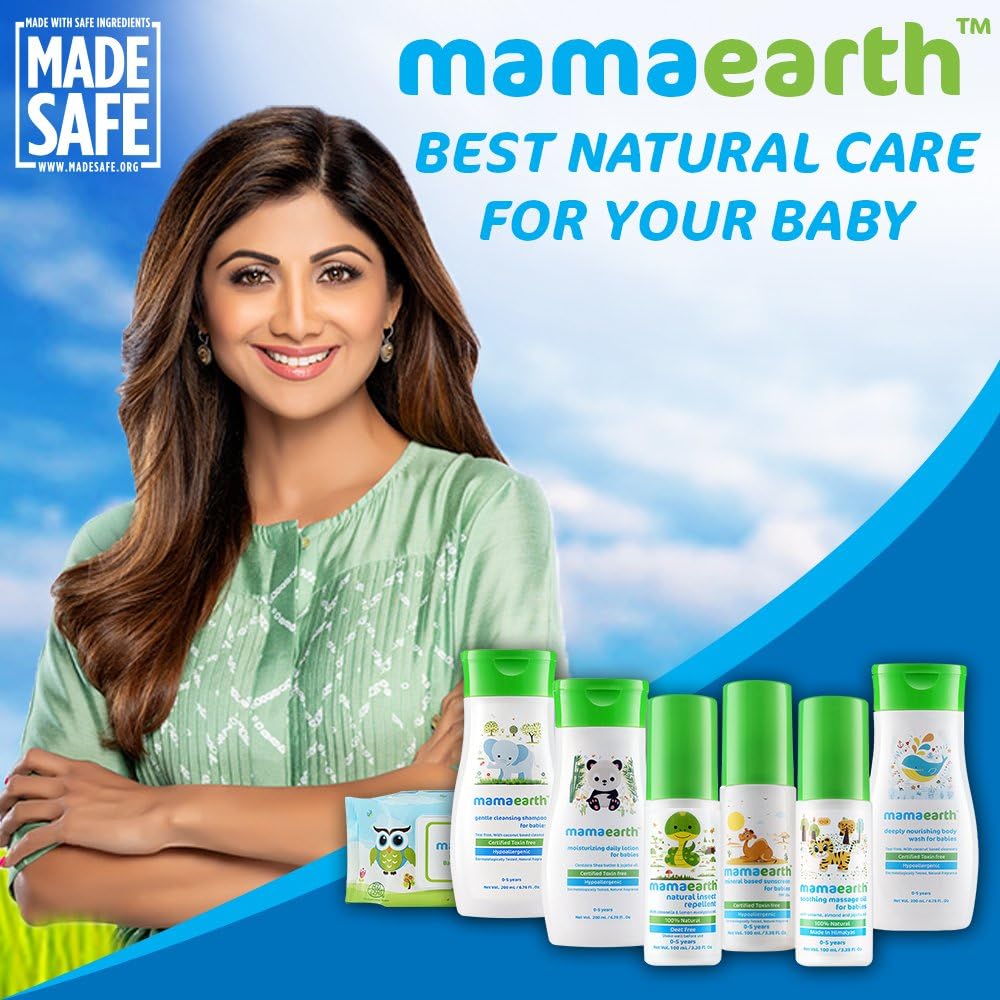Mamaearth Dusting Powder For Babies | Gentle Talc-Free Baby Powder For Diaper Rash | With Natural Oatmeal Cornstarch & Arrowroot