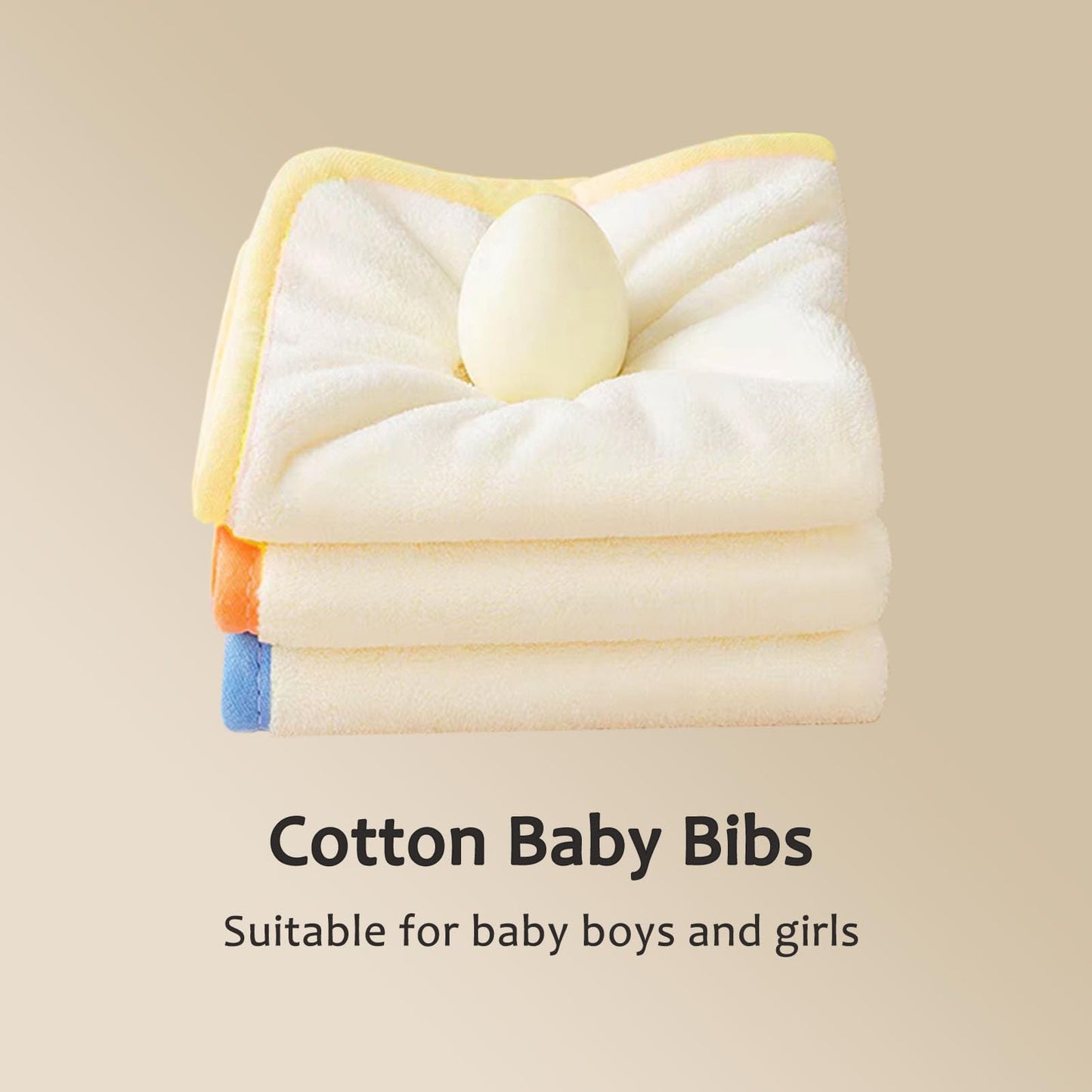 Hwieccogts 6 Pack Bibs For Girls Boys, Full Coverage Toddler Bibs Absorbent, Large Bibs For Toddler 1-6 Years