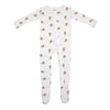 Lion Footie For Baby - 95% Viscose From Bamboo, 5% Spandex - Soft Newborn Sleepwear, Baby Pajamas, Unisex Baby Clothes, Zipper R