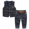 Taojian Baby Vintage Style And Wedding Tuxedo Waistcoat Outfit Suit (As1, Age, 3_Years, Dark Blue)