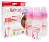 Dr. Brown'S Baby Bottle, 4 Ounce, 3-Count - Pink