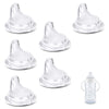 4/6 Packs Replacement Silicone Spout Compatible With Nuk Learner Cup & Active Cup, Soft Transition Spout For Sippy Cups, Leak-Pr