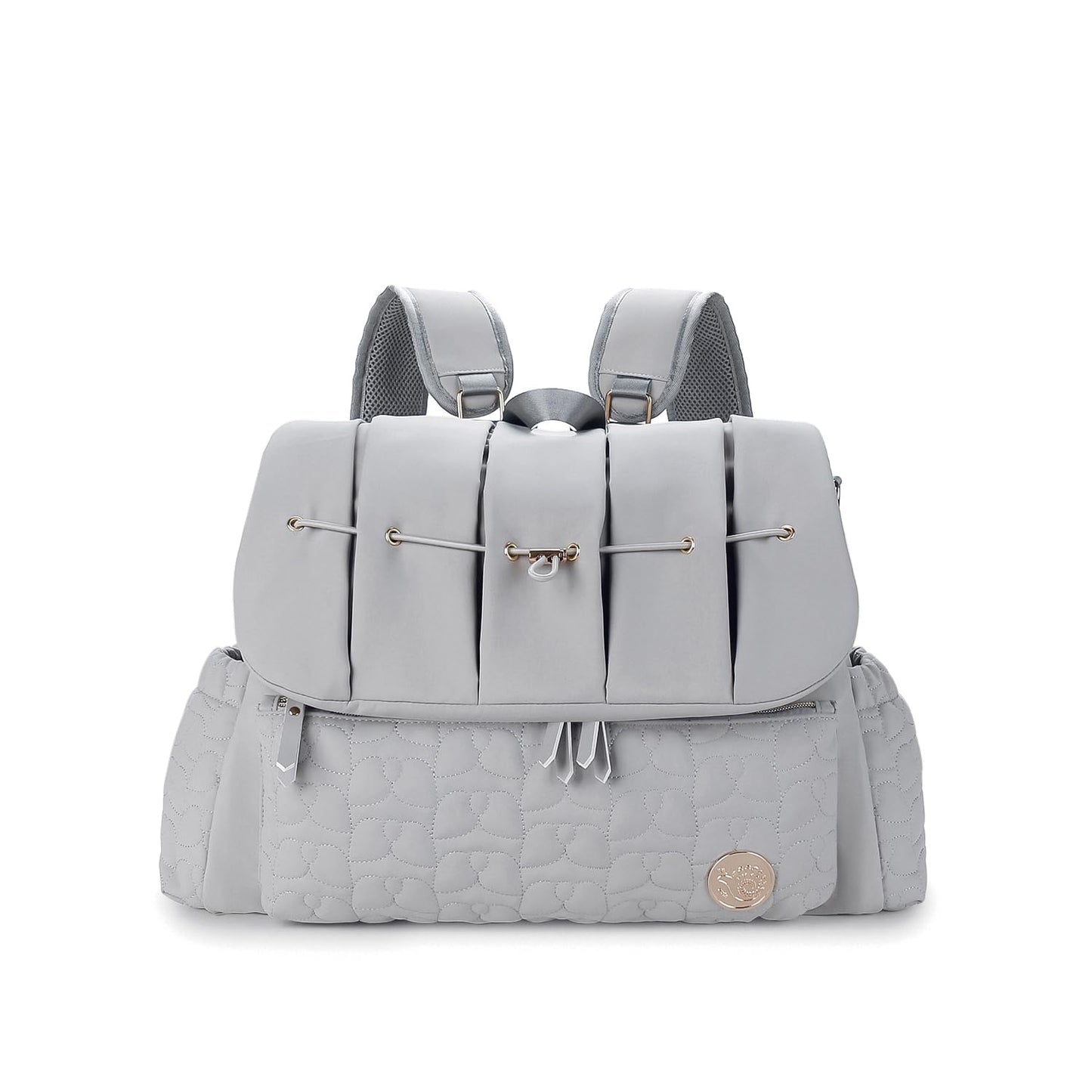 Lmbabter Diaper Bag Backpack Convertible Messenger Bag Travel Backpack Maternity Bags Stylish Baby Bag with Changing Pad for Mom