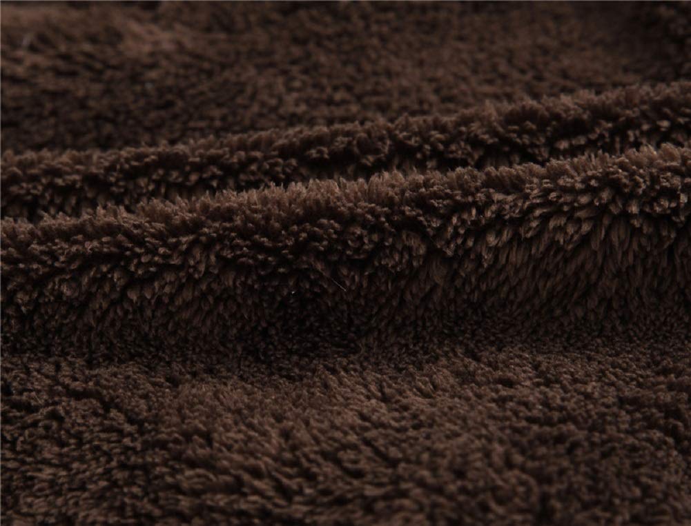 Jeskids Toddler Girls Boys Fleece Hoody Jacket Zip Up Teddy Coat Warm Winter Outwear Coffee