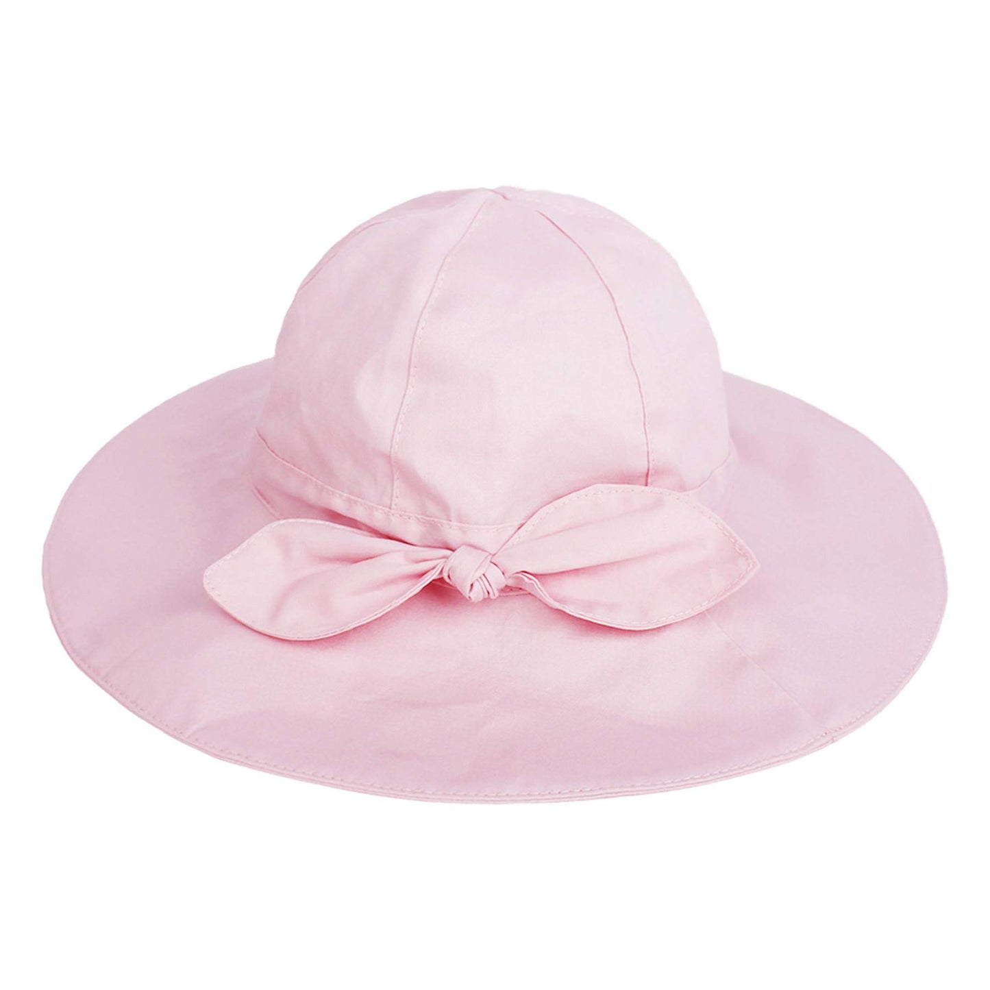 Urban Virgin Baby Girl Sun Hats Summer Baby Hats Upf 50+Toddler Sun Hat Infant With Wide Brim Bucket Hat Light Pink 12-24 Months