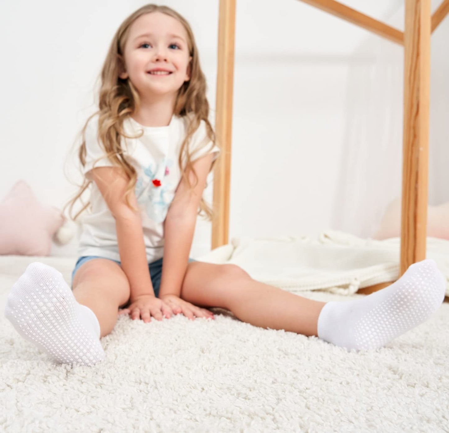 Zaples Baby Non Slip Grip Ankle Socks With Non Skid Soles For Infants Toddlers Kids Boys Girls, Assorted 9 Pack, 12-36 Months