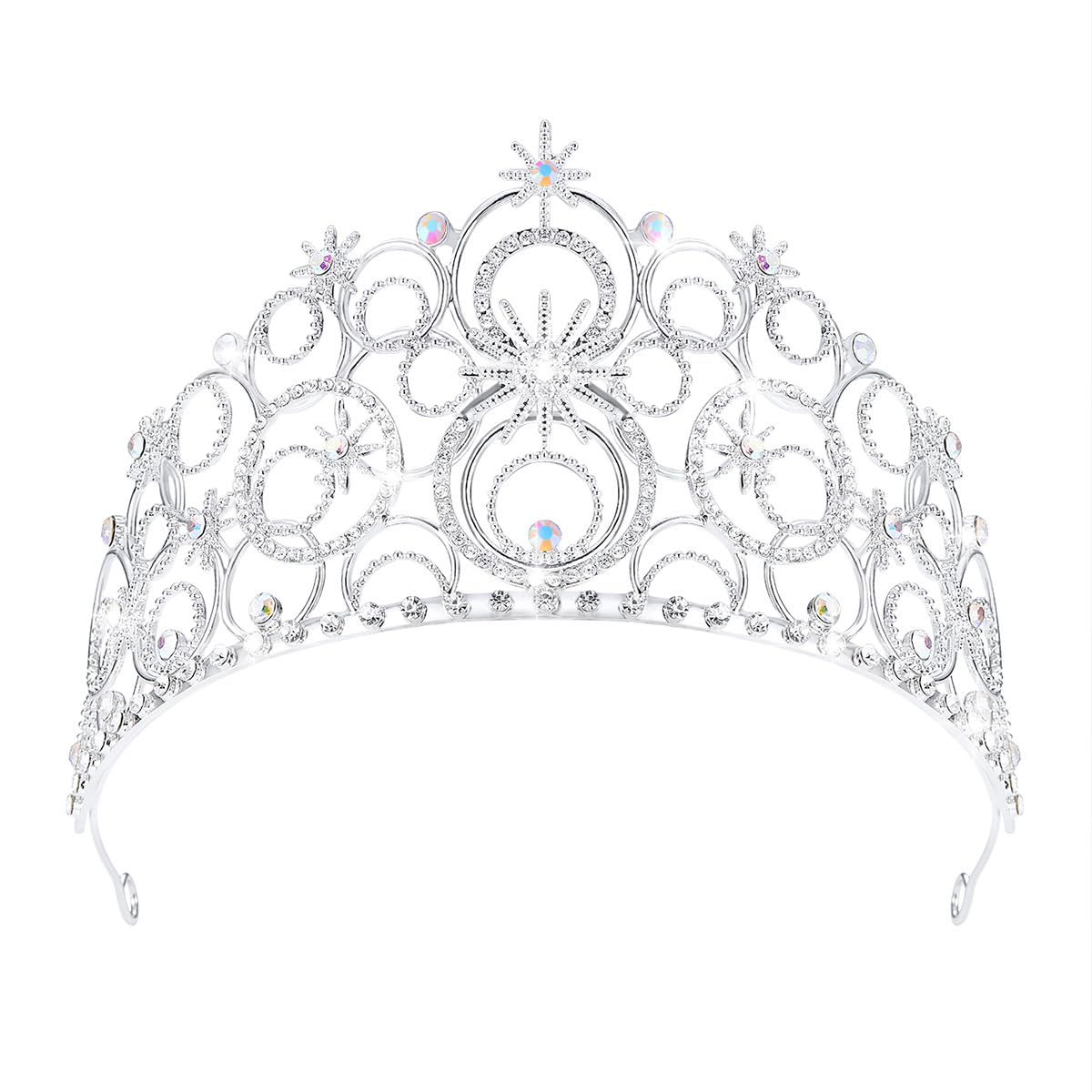 Szytypyl Childrens Glinda Crown for Girls Tiara Costume Headband Accessories