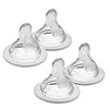 Mam Bottle Nipples Mixed Flow Pack - Fast Flow Nipple Level 3 And Extra Fast Flow Nipple Level 4, For Newborns And Older, Skinso