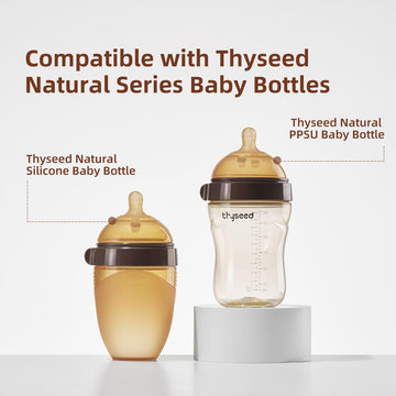 Thyseed Baby Bottle Nipple Infant Silicone Replacement Nipples 7-10 Month 1 Pack