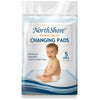Northshore Premium Quilted Baby Changing Pads, 5 Ct