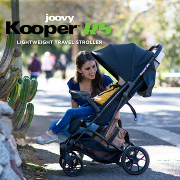 Joovy Kooper Rs Lightweight Travel Stroller For Infants And Toddlers With One-Hand Fold, Magnetic Buckle, Multi-Position Recline