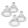 Mam Bottle Nipples Mixed Flow Pack - Medium Flow Nipple Level 2 And Fast Flow Nipple Level 3, For Newborns And Older, Skinsoft S