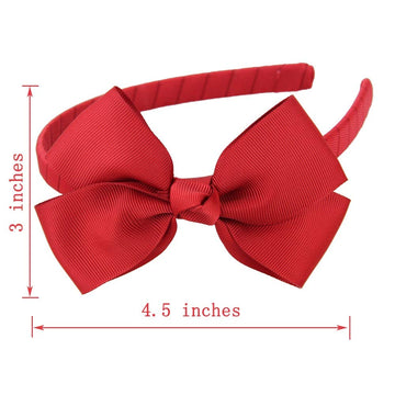 7Rainbows Cute Emerald Green Bow Headband For Girls Toddlers.