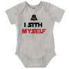 Brisco Brands Spaced Myself Dark Galaxy Nerd Baby Romper Boys Or Girls