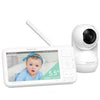 Momcozy Video Baby Monitor, 5.5 1080P Full HD Baby Monitor with Camera No WiFi, Infrared Night Vision, 5800mAh 120-hrs Batter