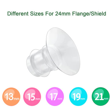 Flange Inserts 15Mm 17Mm For Medela,Spectra 24Mm Shields/Flanges,Compatible With Tsrete,Cppslee,Momcozy S9/S9Pro/S12/S12Pro Wear