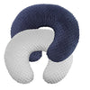 Ievolve Nursing Pillow Cover Breast Feeding Pillow Support Positioner Lounger Cover For Baby Boy Girl(Navyblue&Silver Grey 2Pack
