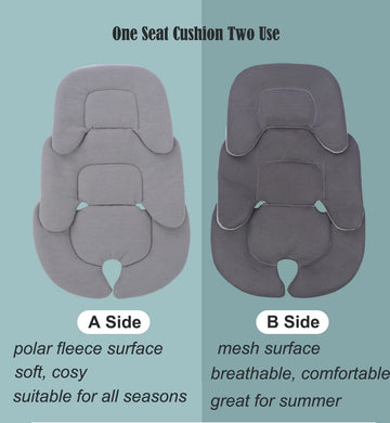 Pram Liner Universal Seat Liner Seat Cushion For Pushchair Stroller Baby Highchair Car Seat Insert Pad Soft Cosy Infant Newborn