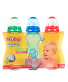 Nuby Bpa Free Bottles- 10Oz - 3 Pk- Primary Colors - 3 Ct., Size 8 - 10 Oz3