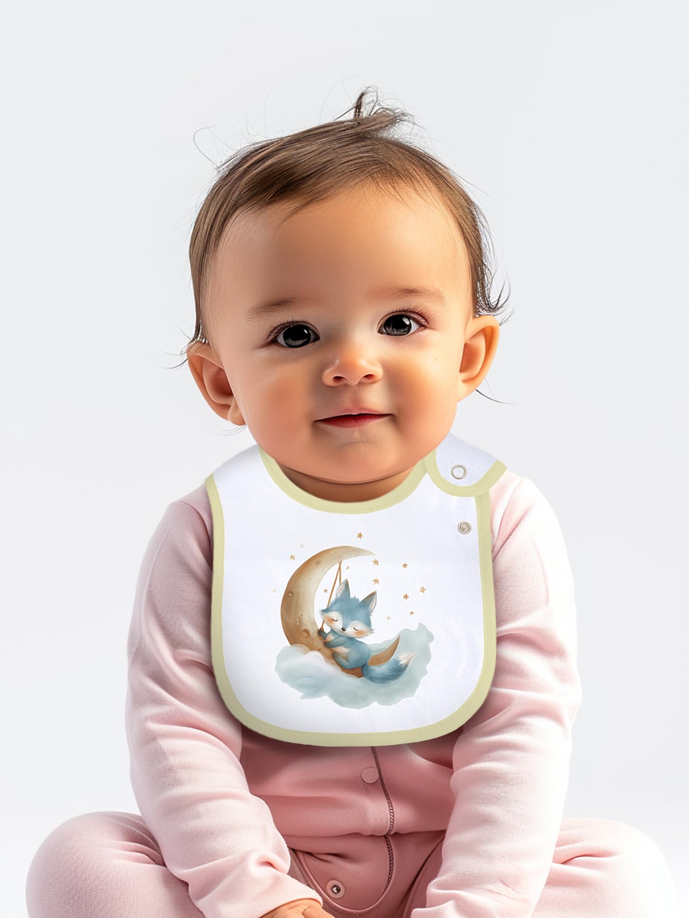 Baby Bibs For Boys And Girls, Waterproof Cotton 6 Pack, Drool And Mealtime (Multi14A)