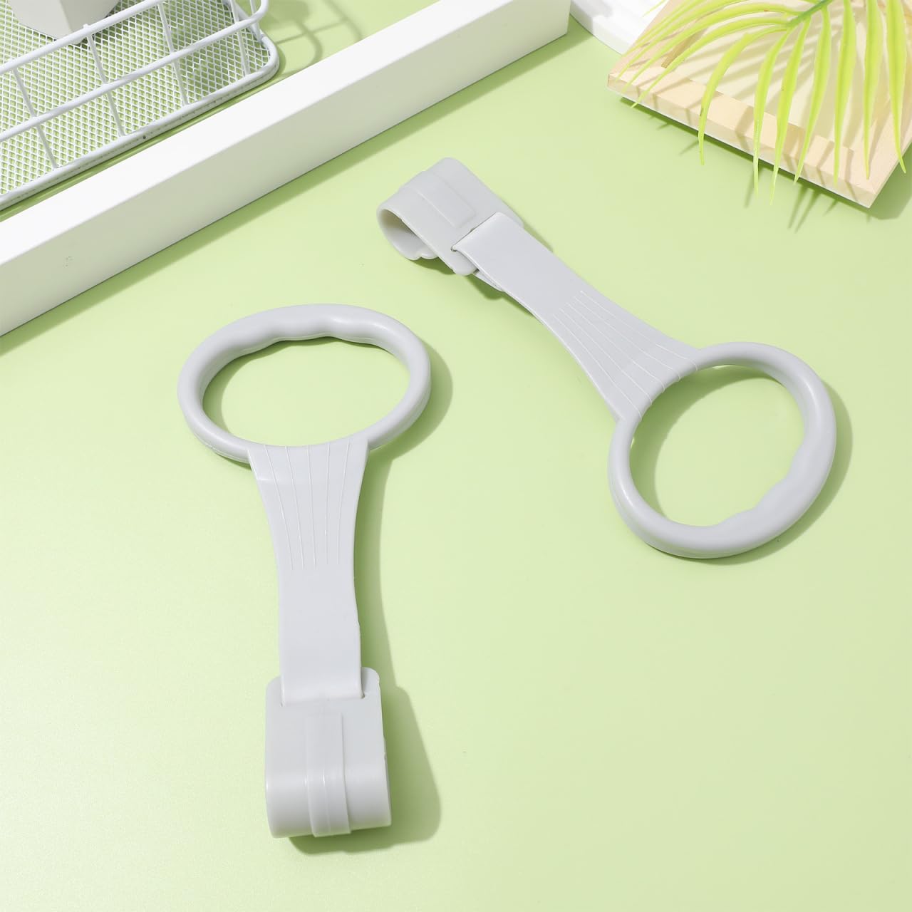 SAFIGLE Baby Playpen - Pull Up Rings Assistant for Baby Walking Exercises - Grey