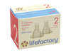 Lifefactory - Vented Silicone Nipples (Stage 2)