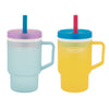 Infantino My 1st Tumbler, Durable Plastic Sippy Cup with Straw & Handle, Spill-Resistant, for On-the-Go, BPA-Free Transition Cup
