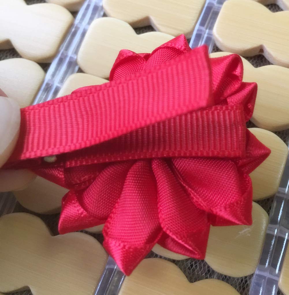 Qandsweet 32 Pcs Girls Hair Clips Safety Clip Rhinestone Flower Barrettes For Toddler Girl Teens And Womens