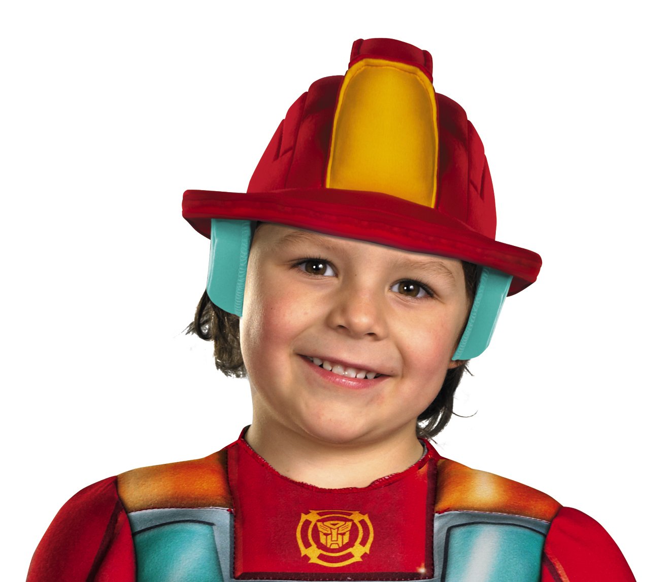 Boy'S Transformers Heatwave Rescue Bots Toddler Muscle Costume, 4-6