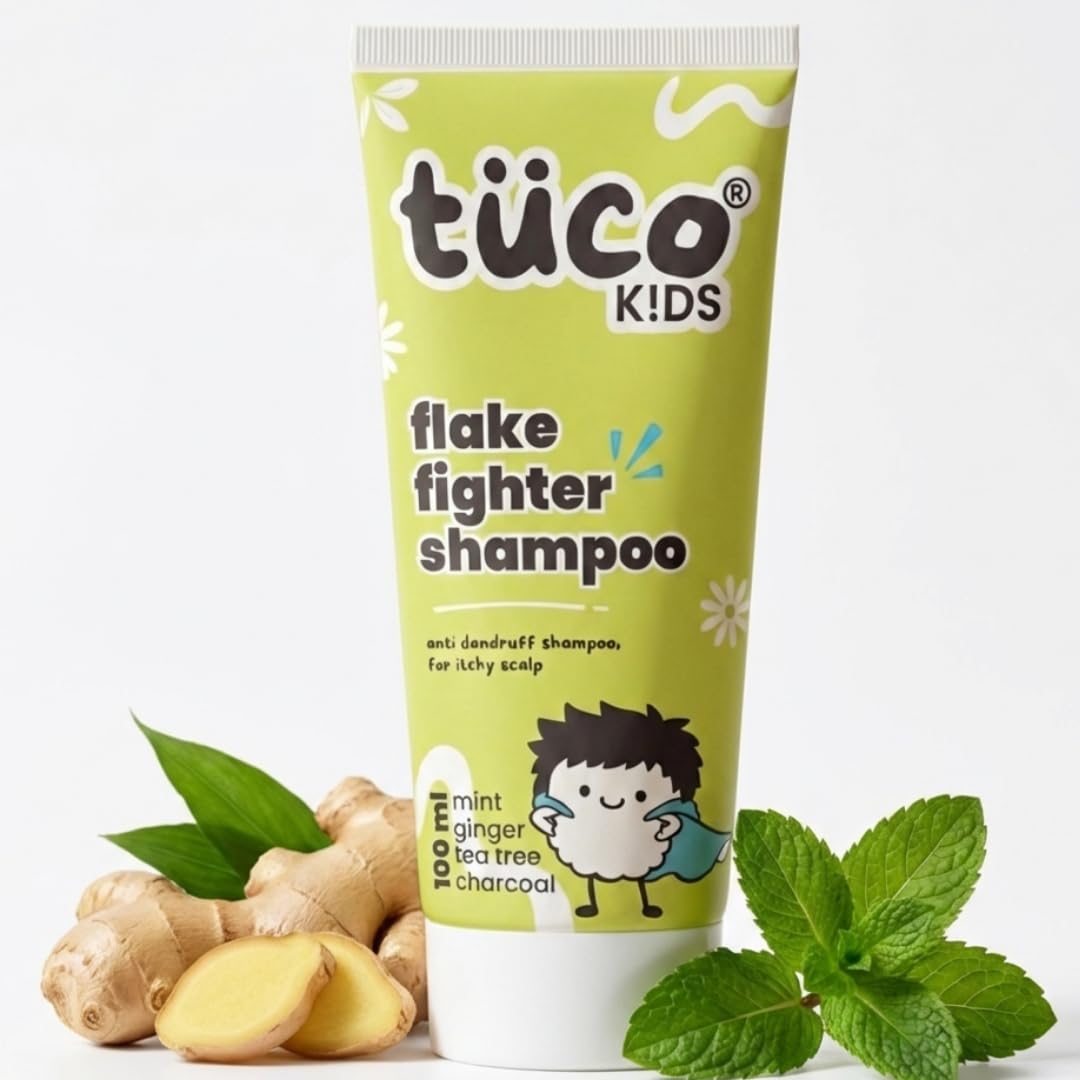 Tuco Kids Flake Fighter Anti Dandruff Shampoo | Dry & Itchy Scalp | Paraben & Sls Free |100Ml (Pack Of 1)