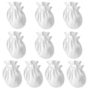Newborn Baby Mittens No Scratch Cotton Gloves Warm Mittens Baby Glove For Boys Girls 10-Pairs/White