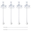 4 Pack Replacement Weighted Straw For Grosmimi, Stage1, Straw Brush Included