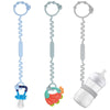 Toy Straps, Pacifier Holder Clip With Self-Adjusting Bayonet, Pure Silicone Material Without Bpa; Can Be Used For Teethers, Feed