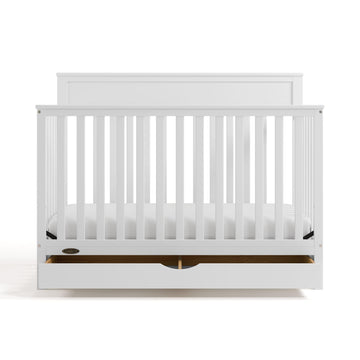 Graco Shiloh 5-In-1 Convertible Crib With Drawer - Greenguard Gold Certified Baby Crib Crafted From Wood, Converts To Toddler Be