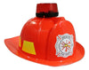 Nicky Bigs Novelties Fireman Helmet With Siren Light And Sounds - Red, One Size, Plastic, For Firefighter Costume, Teens, Hallow