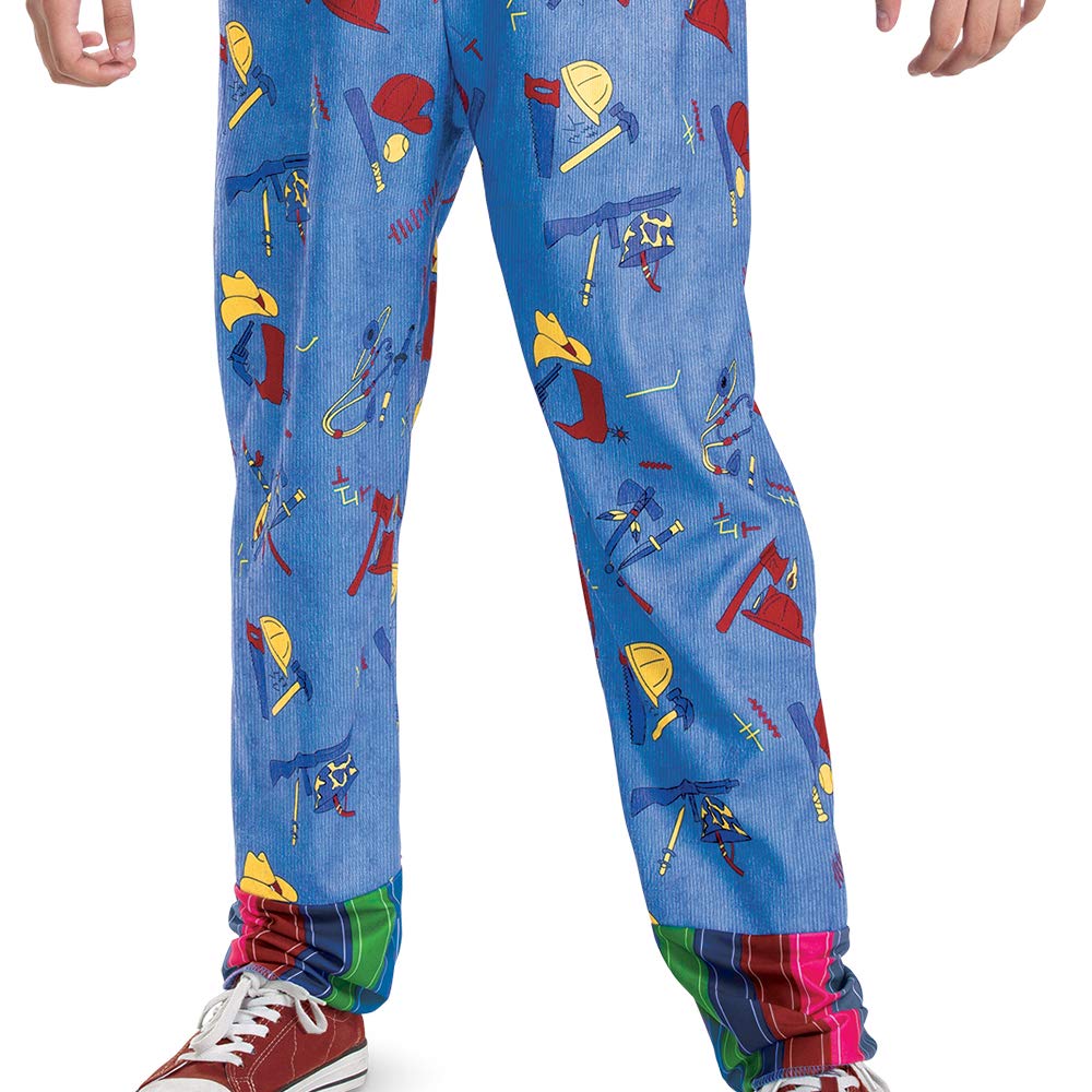 Disguise Chucky Costume For Kids, Official Childs Play Chucky Costume And Mask, Classic Child Size Medium (7-8)