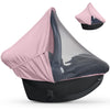 Summer Baby Car Seat Cover | 2-in-1 Breathable Carseat Sun Shade & Mosquito Net | UV Protection Lightweight Canopy Covers for In