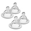 Mam Bottle Nipples Mixed Flow Pack - Slow Flow Nipple Level 1 And Medium Flow Nipple Level 2, For Newborns And Older, Skinsoft S