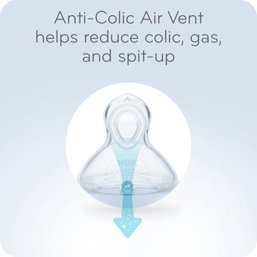 Nuk Smooth Flow Anti Colic Baby Bottle, 5 Oz, Elephant