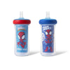 The First Years Spidey And His Amazing Friends Insulated Straw Cups - Toddler Cups With Straws And Dropguard Protection - Kids W