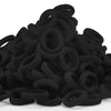 200 Pack Hair Ties Beoffer Kids Baby Toddlers Girls Elastics Hair Bands No Damage Black Small Rubber Bands Ponytail Pigtails Hol