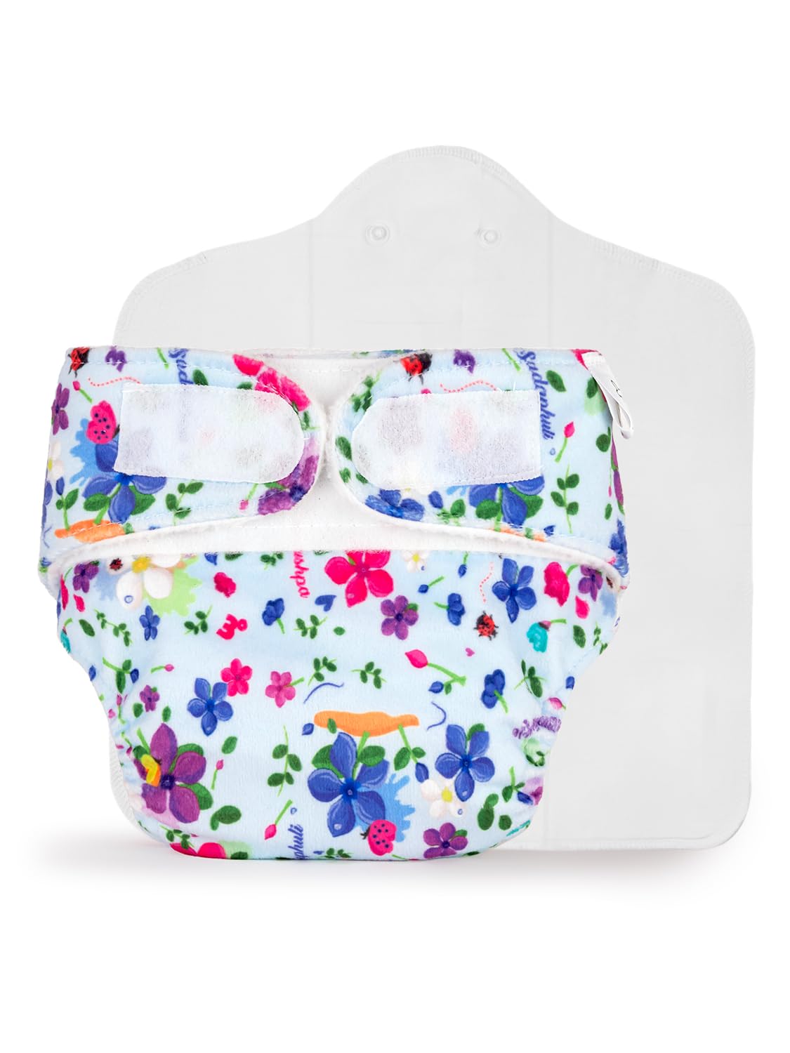 Superbottoms Newborn Uno Cloth Diaper Reusable And Washable | Softest And Safest Cloth Diapers With Dry Feel Magic Pad Periw