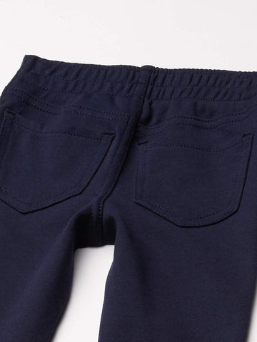 The Children'S Place Baby Girls And Toddler Ponte Knit Pull On Jeggings Jeans, Tidal Single, 5T Us