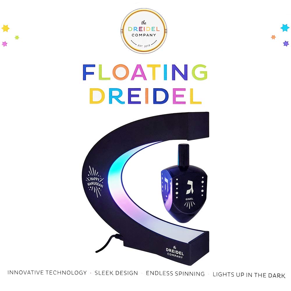 The Dreidel Company Hanukkah Floating Dreidels, Chanukkah Decorations