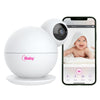 Ibaby M8L Wifi Baby Monitor With Camera & Audio: Sleep Tracking, Motion Alerts, Wireless 360 Pan 110 Tilt, Temperature Sensor, 1