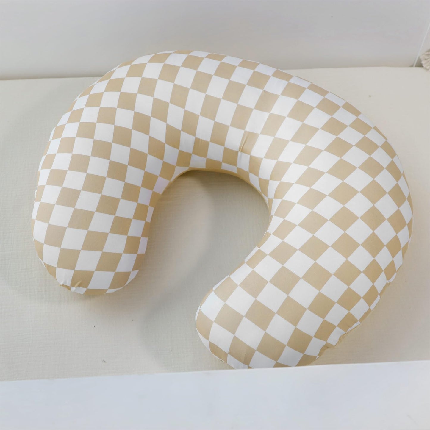 Dilimi Nursing Pillow Cover, Soft Stretchy Nursing Cover For Breastfeeding Pillow, 1 Pack Reversible Removable Slipover For Baby