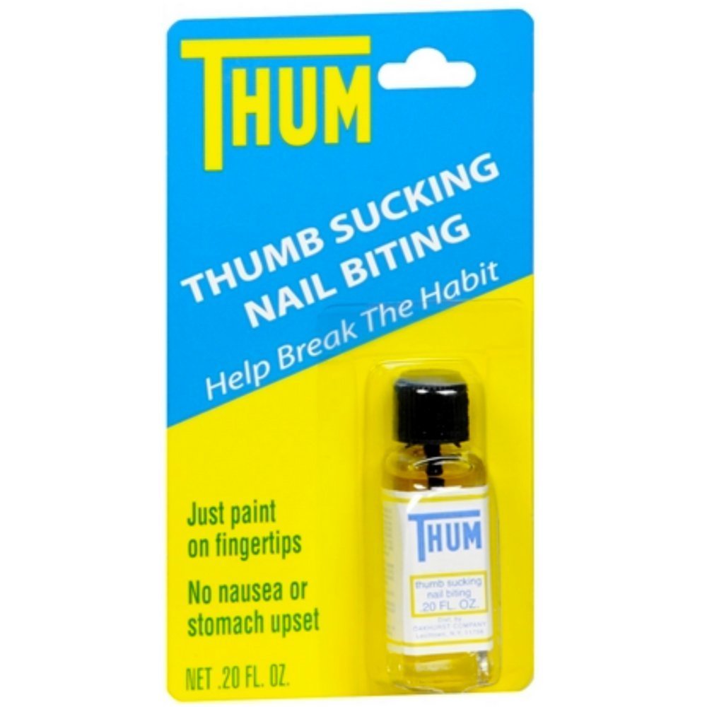 Thum Liquid Stops Thumb Sucking And Nail Biting - 0.2 Oz/Pack, 3 Packs